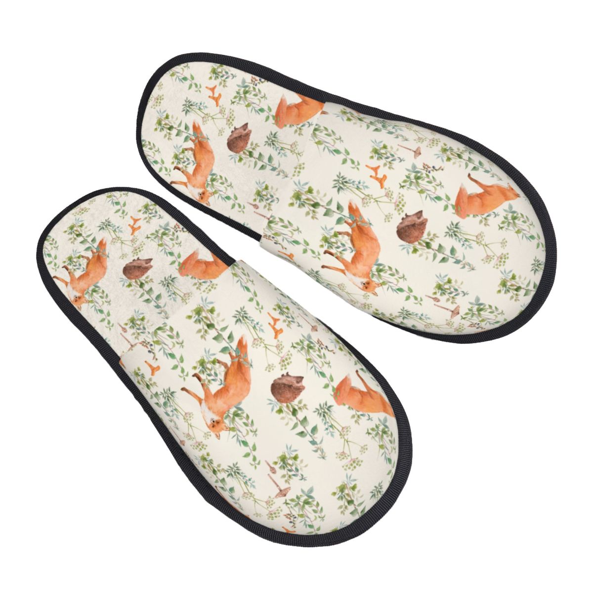 Men Shoes Illustration - Pantofola invernale Donna Uomo Soffici pantofole