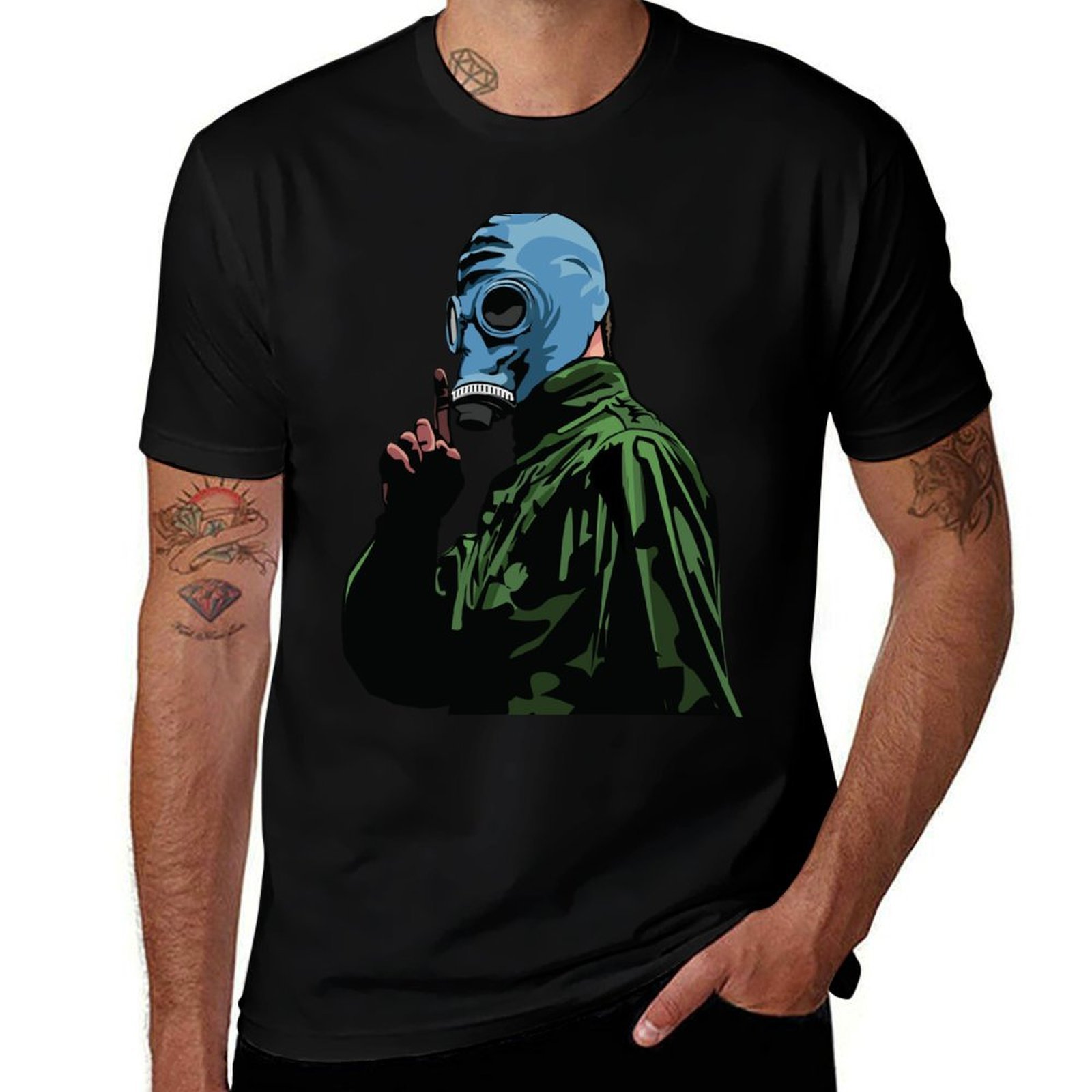 Men Shoes Illustration - T-Shirt con Illustrazione in Stile Fumetto