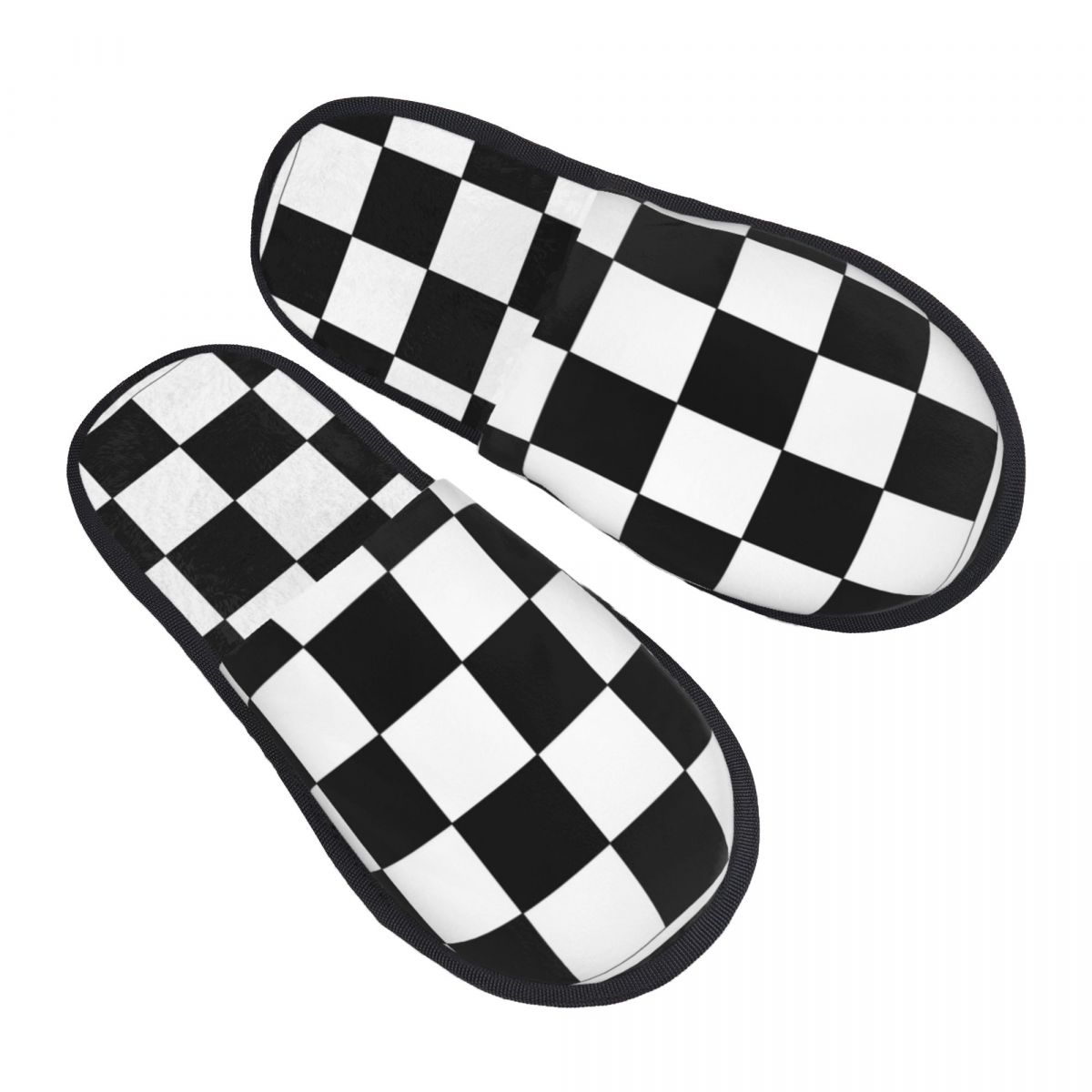 Men Shoes Illustration - Pantofole piatte antiscivolo da donna invernali