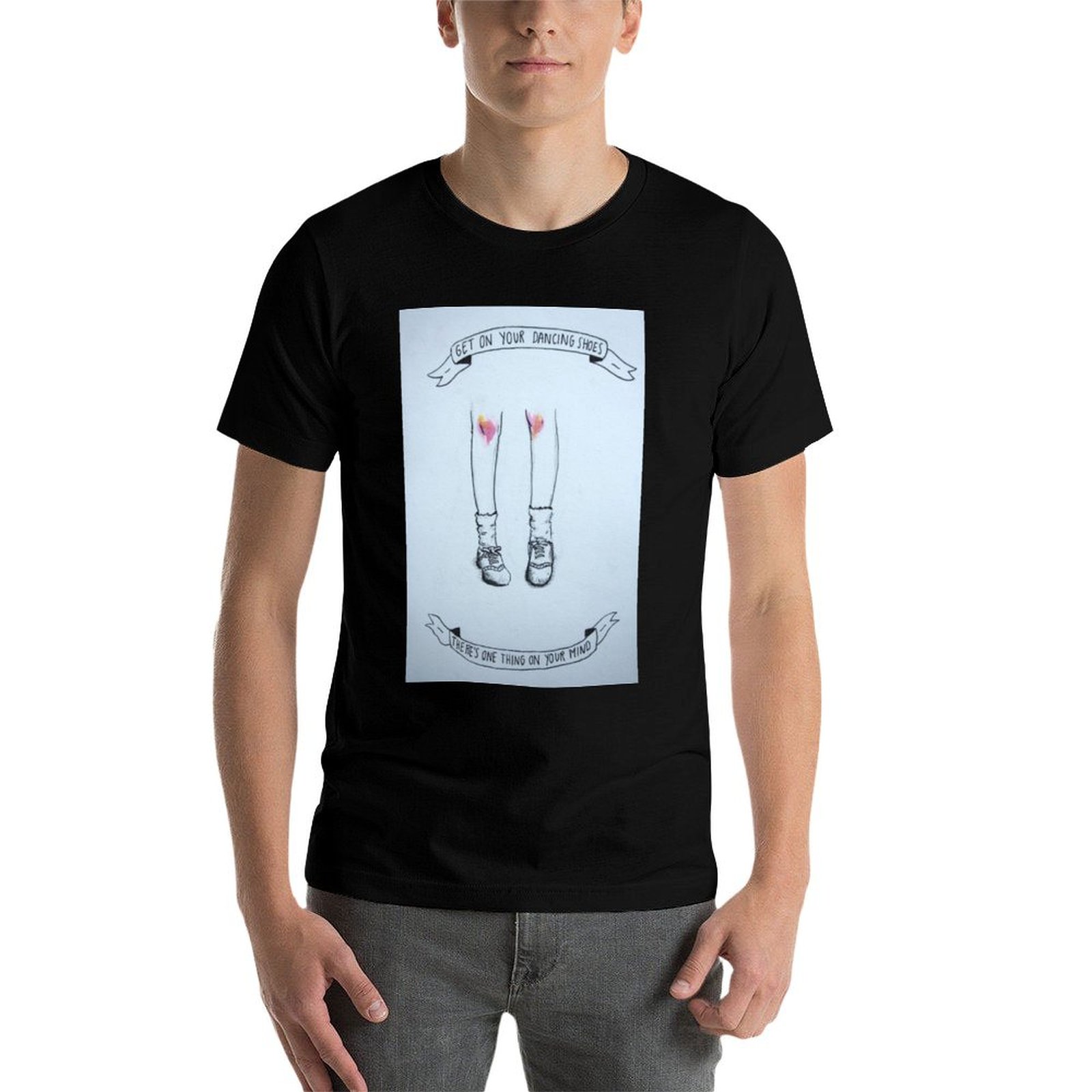 T-shirt con illustrazione di s - Men Shoes Illustration recensione e prezzo